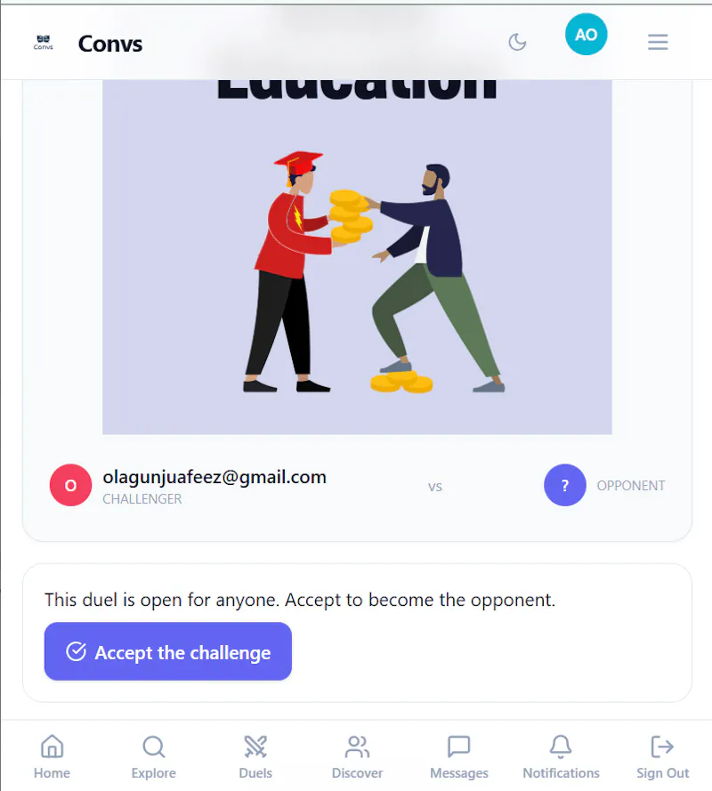 Convs screenshot 3