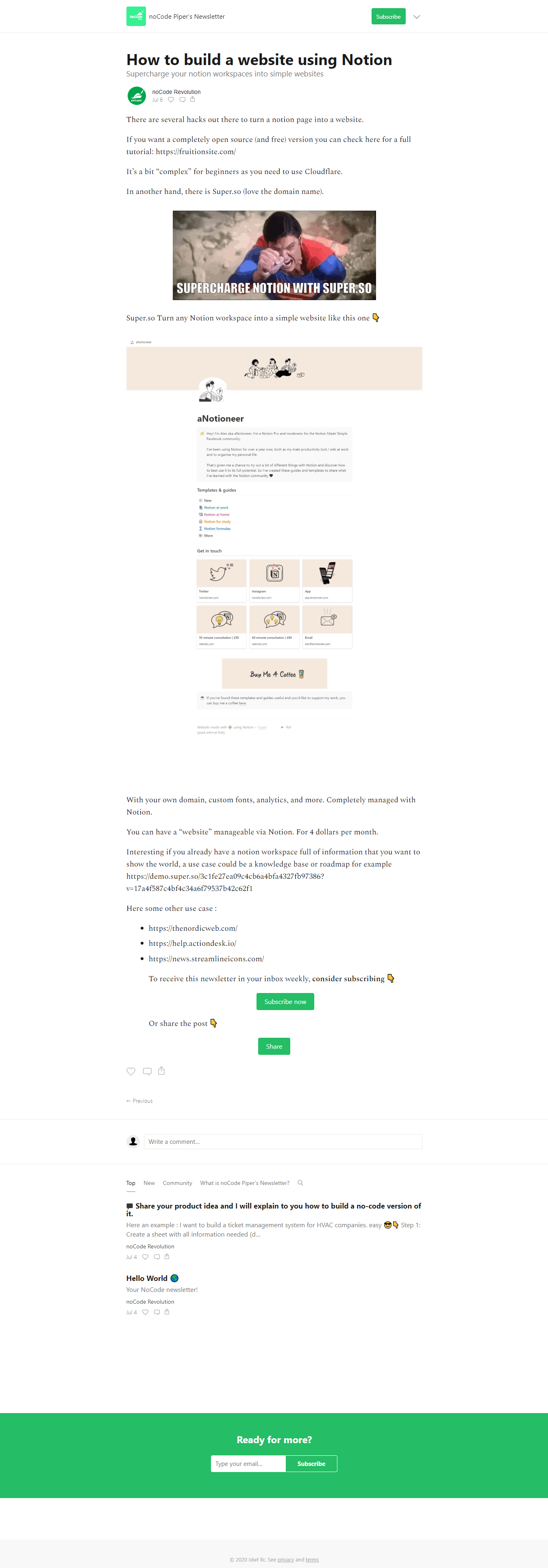 nocodepiper.io gallery image