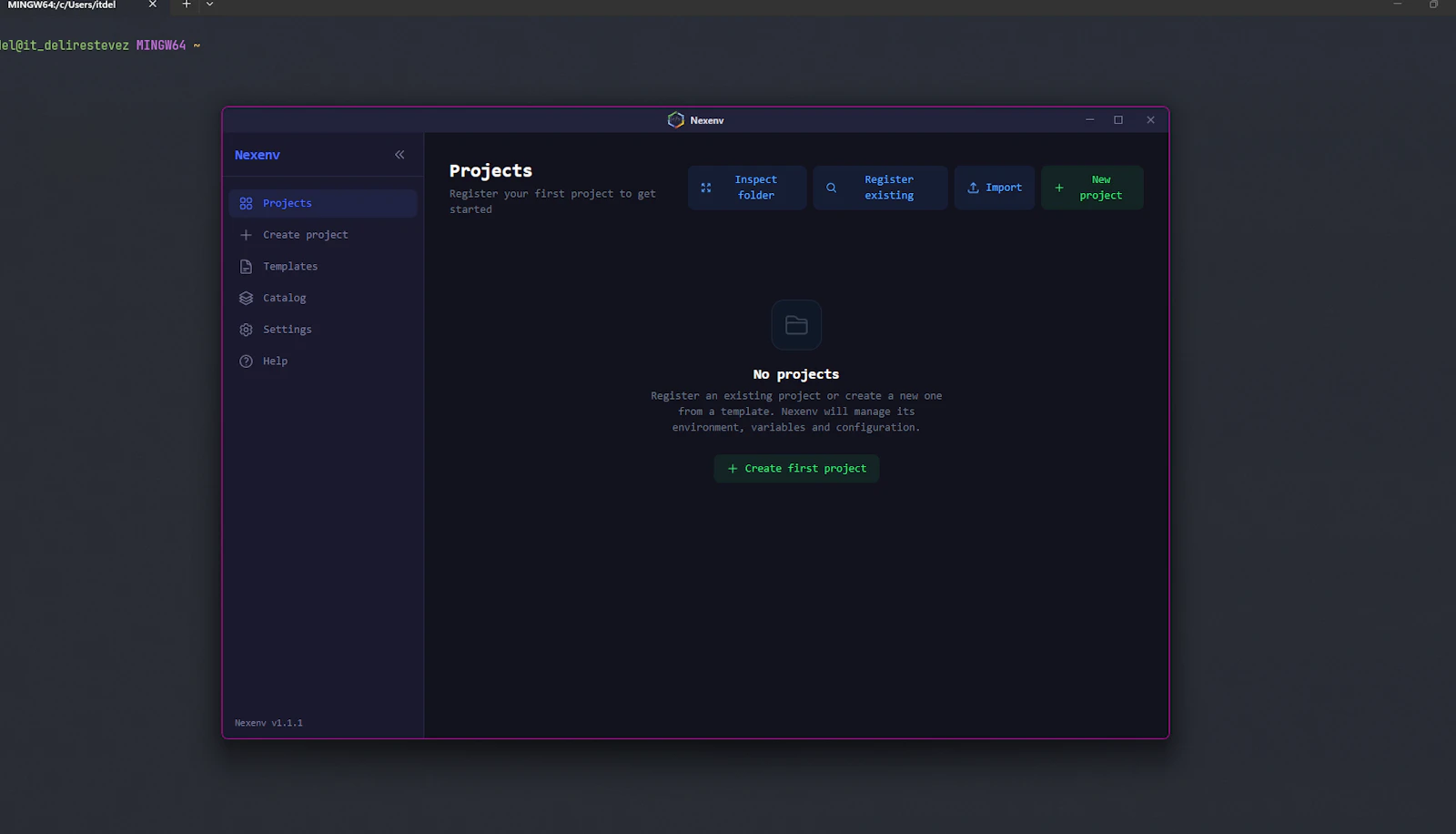 Nexenv – Dev Environment Manager screenshot 6