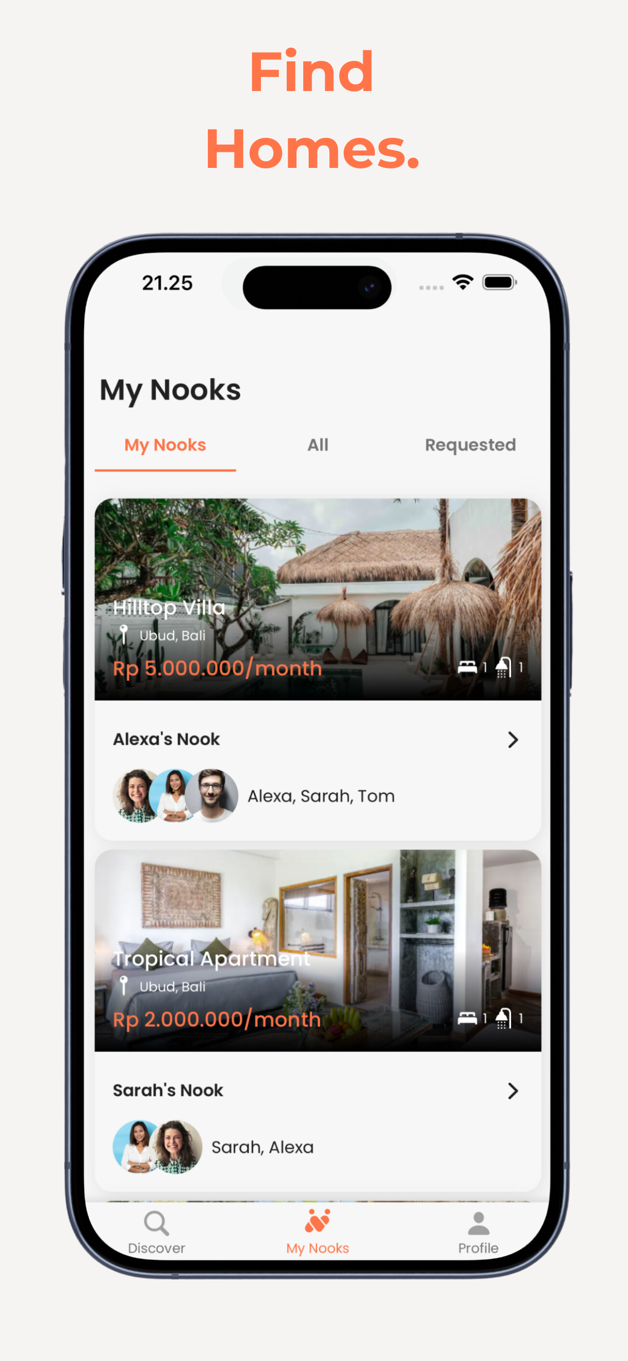 Nook - Encuentra compañeros de cuarto y casas - Vivir plenamente, pagar menos. media 5