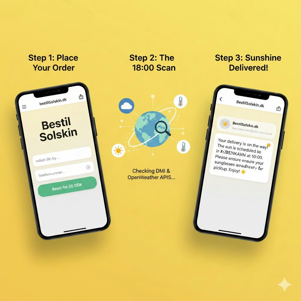 SaaS: Sunshine as a Service. ☀️ - Main product screenshot demonstrating key features and user interface