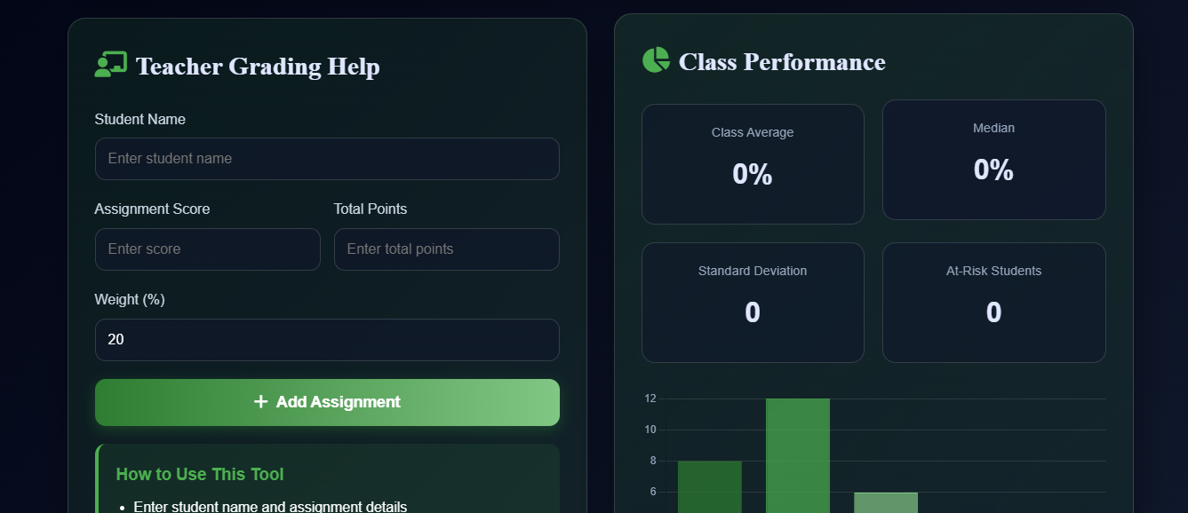 Grade Calculator - Screenshot 2 showing product features and functionality