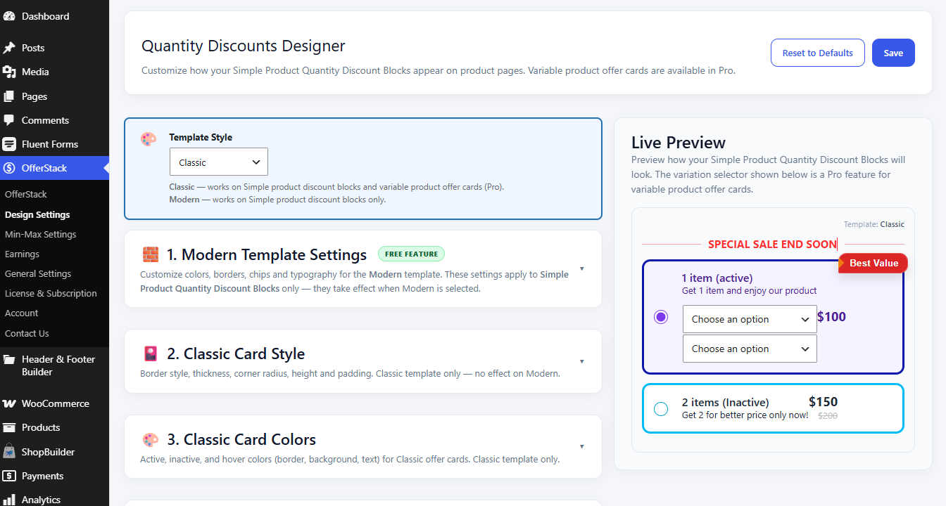 OfferStack for WooCommerce gallery image