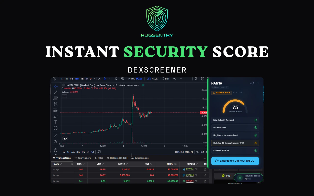 Rugsentry: Web3 Security Shield screenshot 1