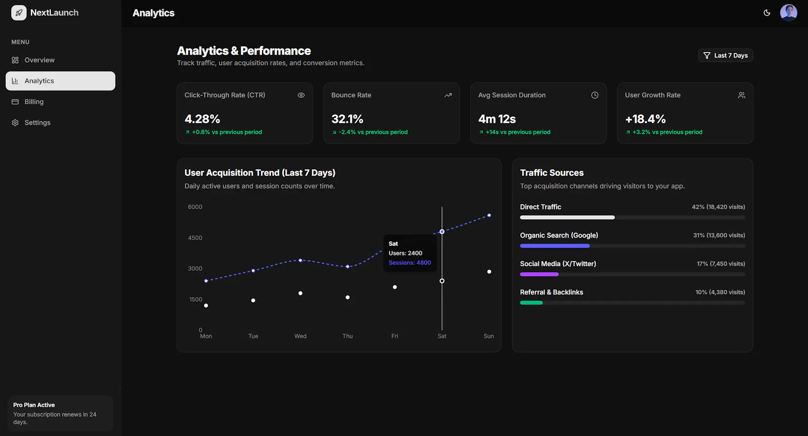 NextLaunch screenshot 2
