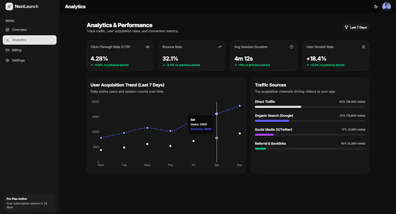NextLaunch screenshot 2