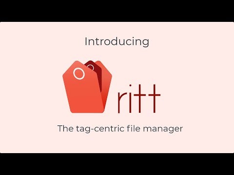 startuptile Ritt-The tag-centric file manager