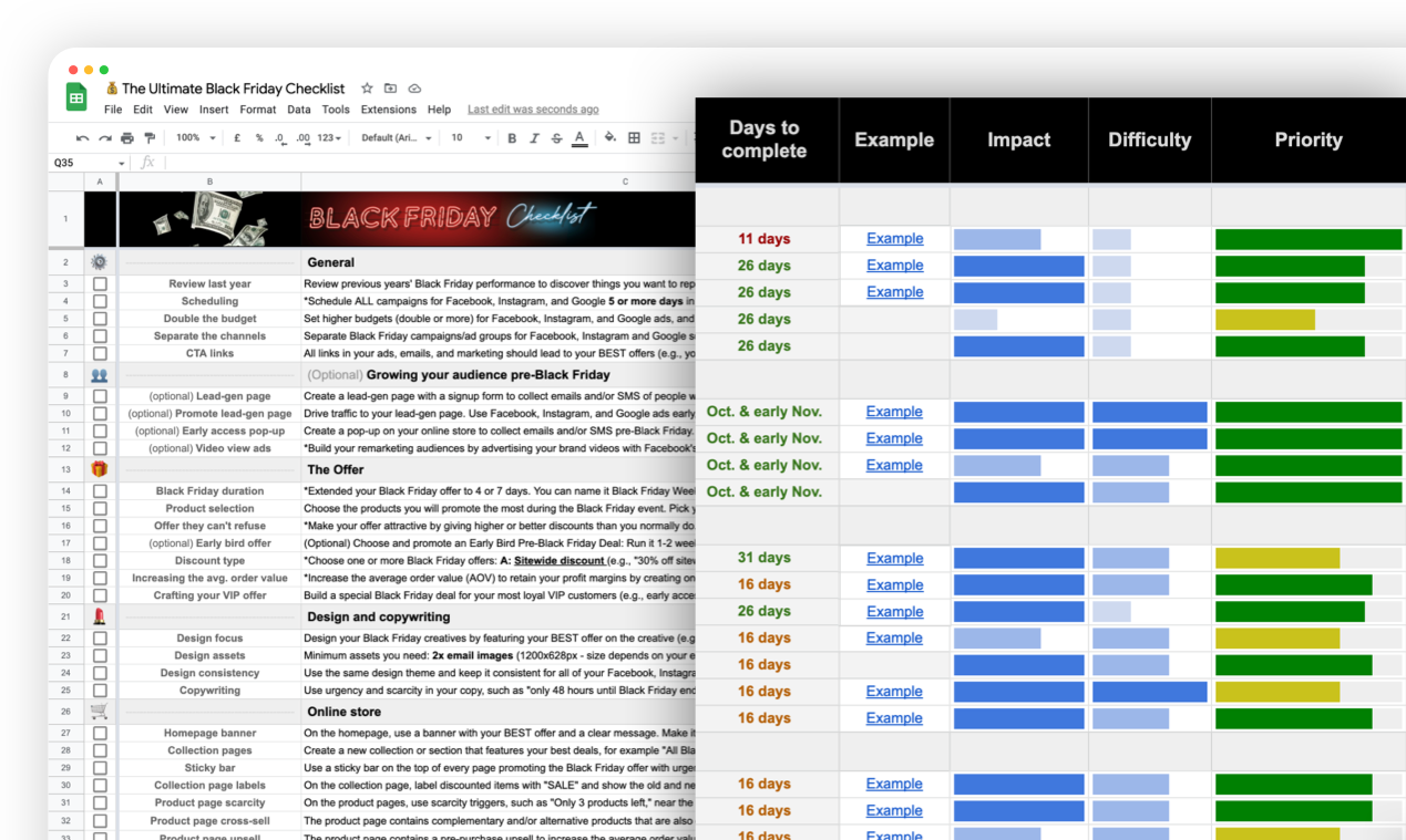 Black Friday Checklist gallery image