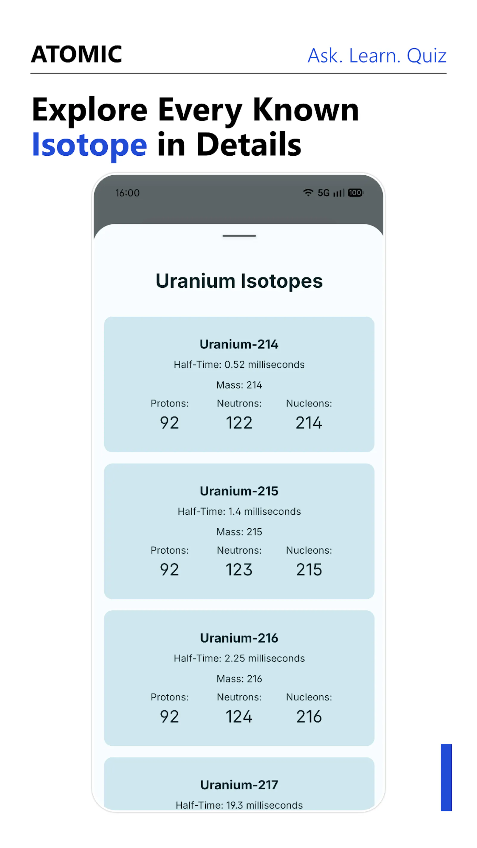Atomic - Periodic Table: 'Ask Atomic' screenshot 6