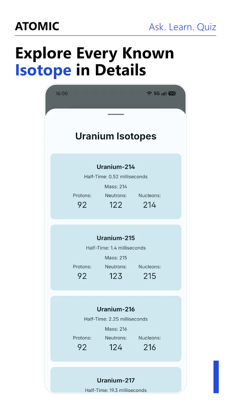 Atomic - Periodic Table: 'Ask Atomic' screenshot 6