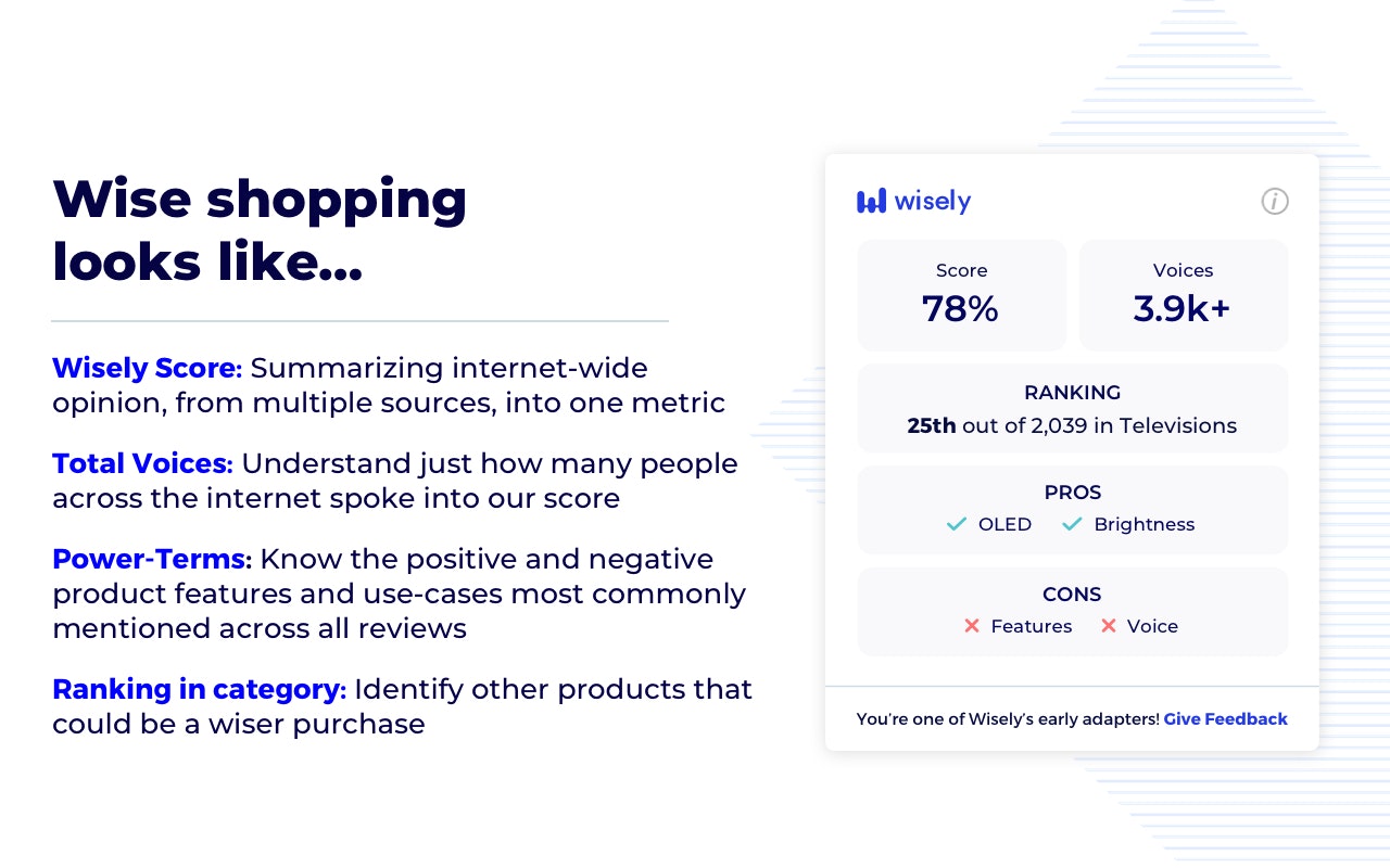 Wisely - Shopping Tool gallery image