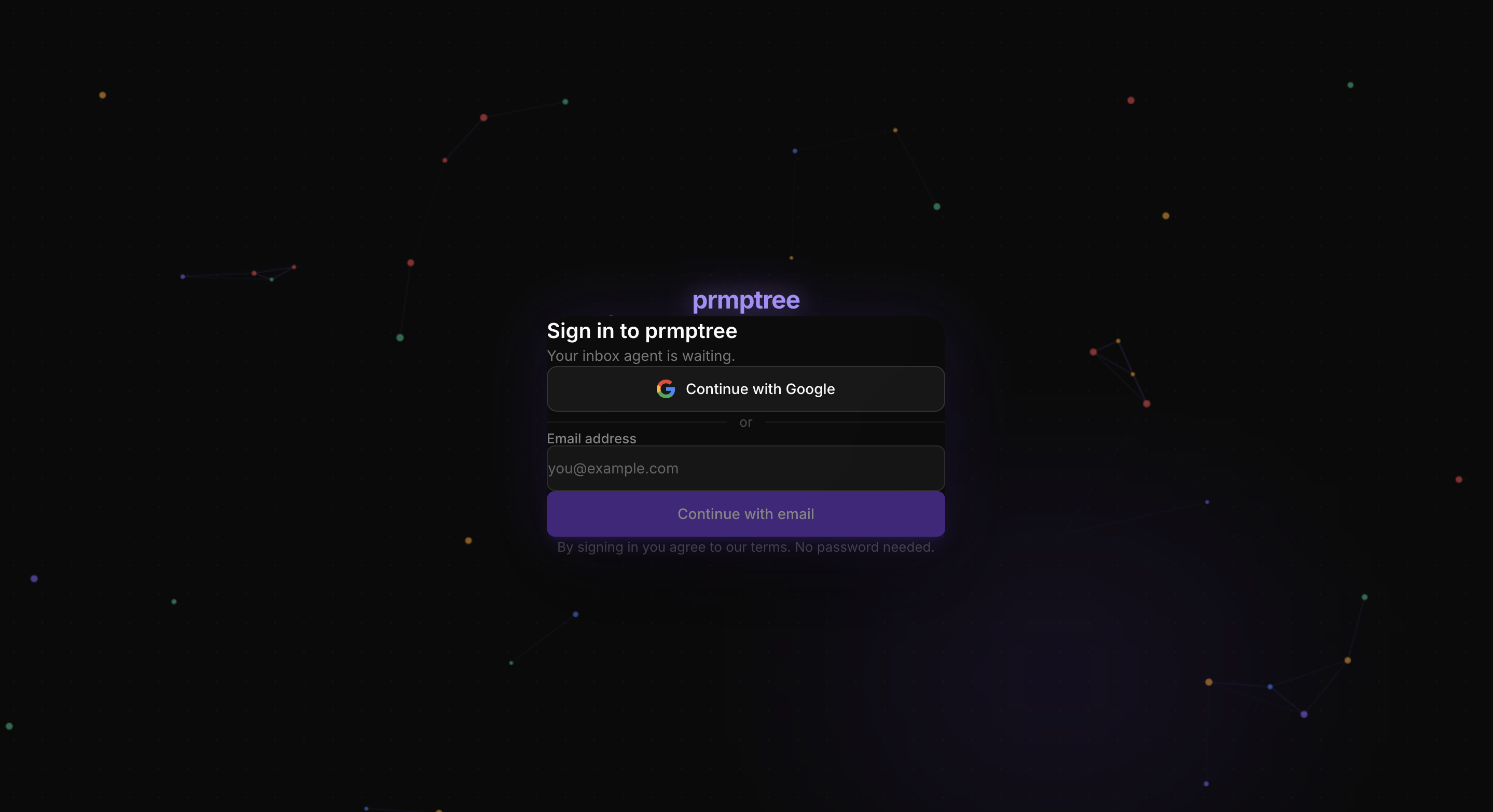 prmptree — every inbox. on autopilot. gallery image