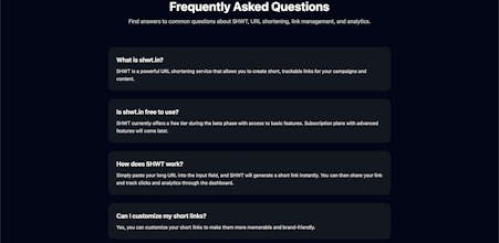 SHWT Free URL Shortener gallery image