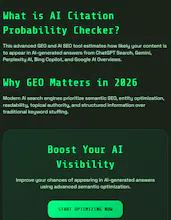 AI Citation Probability Checker gallery image