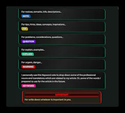 Ohmine Dark Theme For Joplin gallery image