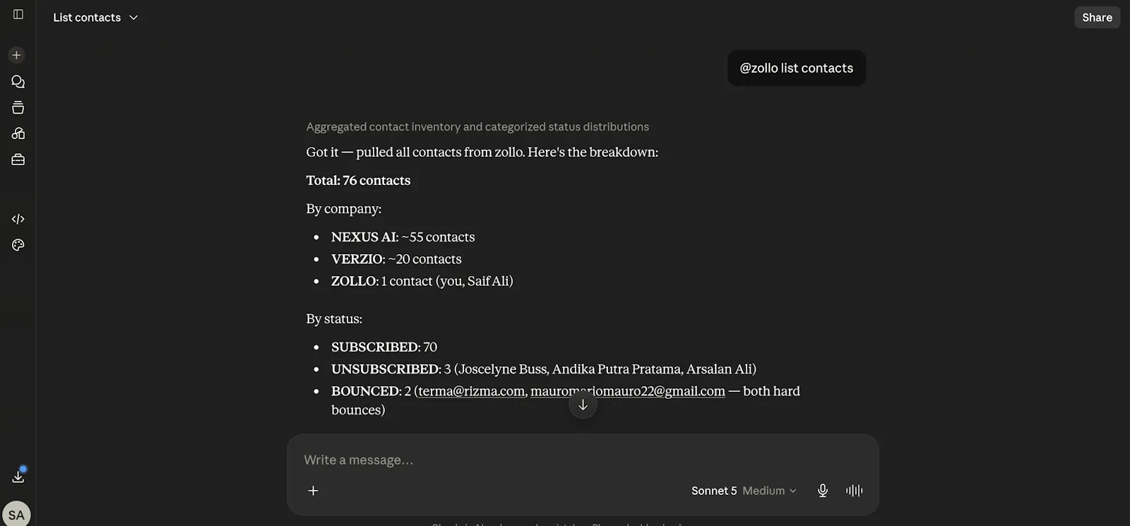 ZOLLO screenshot 2