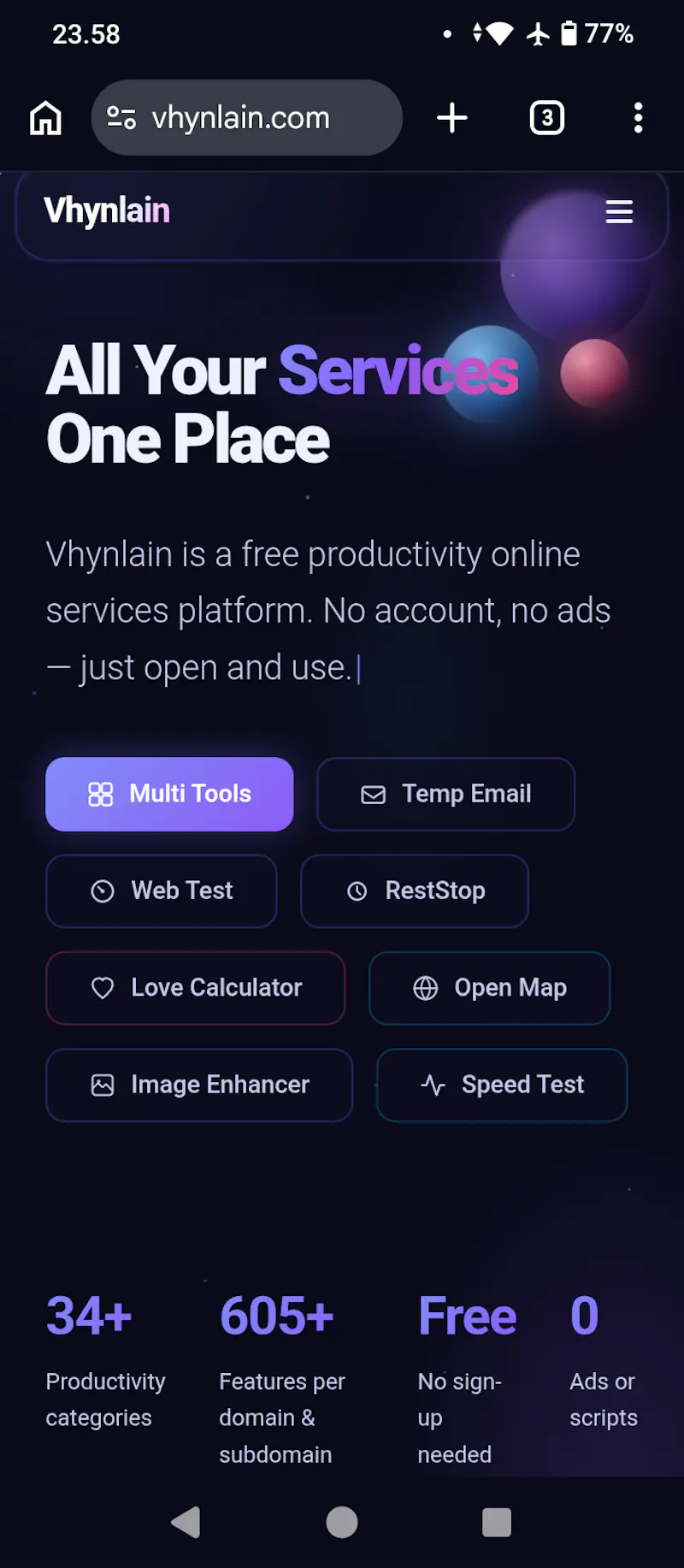Vhynlain screenshot 1