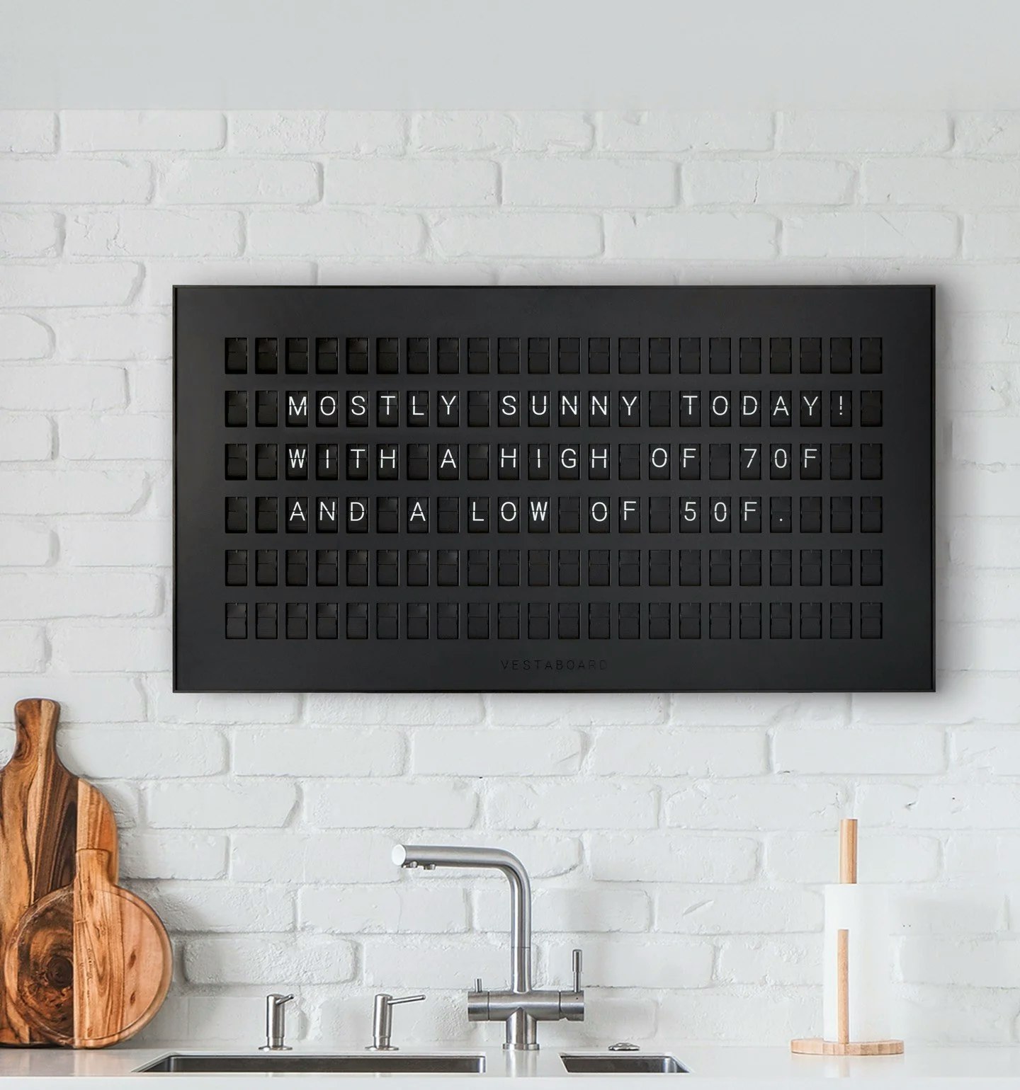 Vestaboard: Beau affichage de messagerie media 3