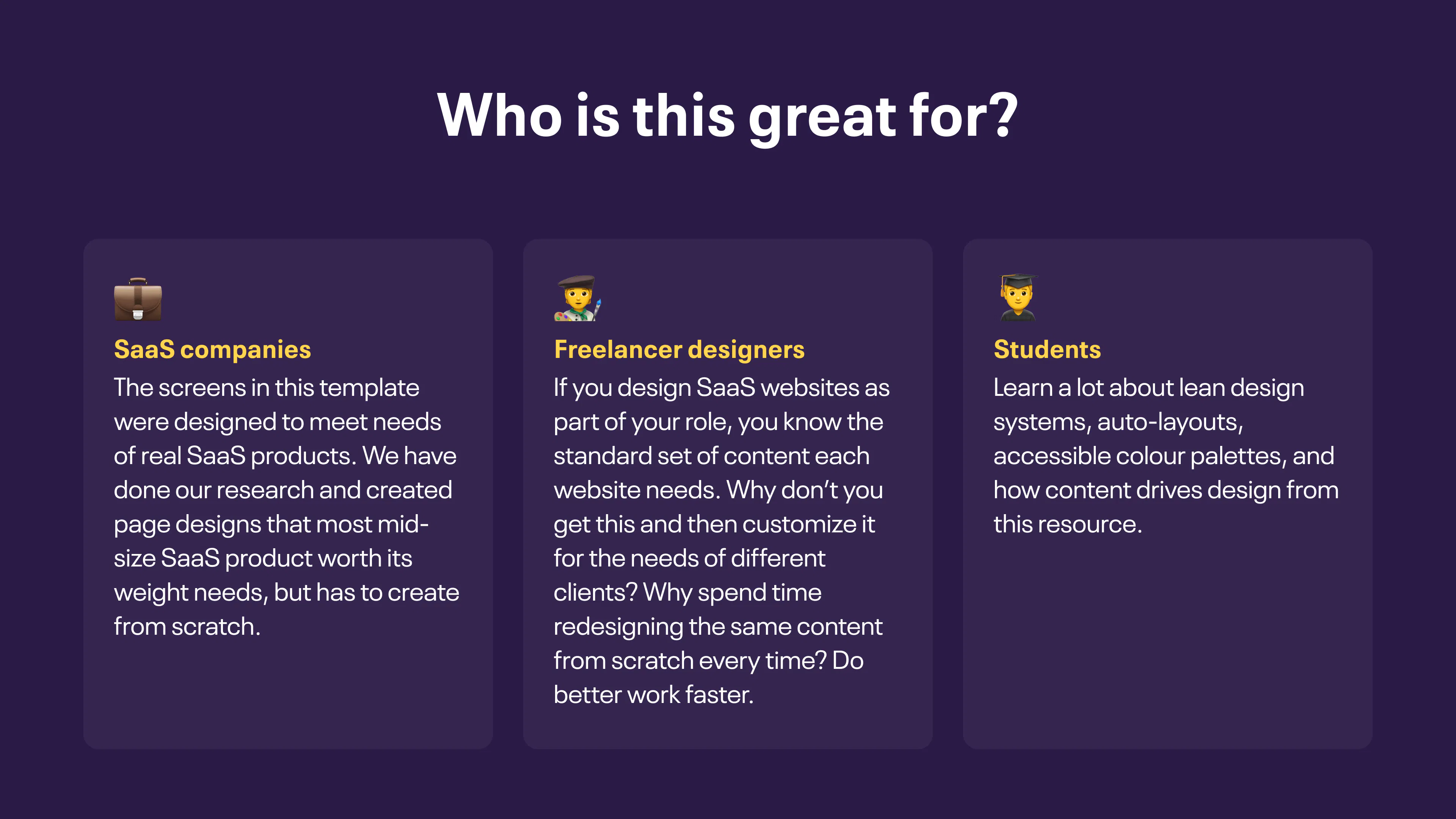 No-BS SaaS Figma Template PRO gallery image