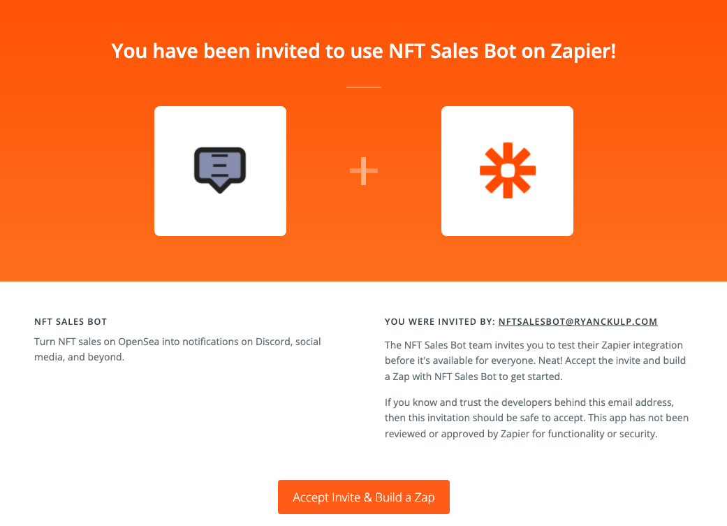 NFT Sales Bot gallery image