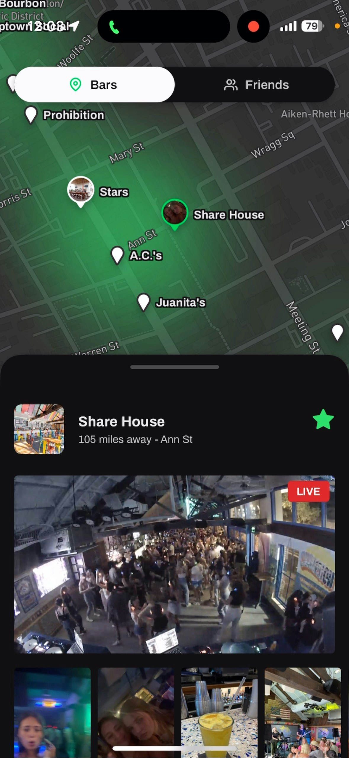 Média Leaflane - Voyez à quel point le bar est occupé et à quoi ressemble la foule, en temps réel 7