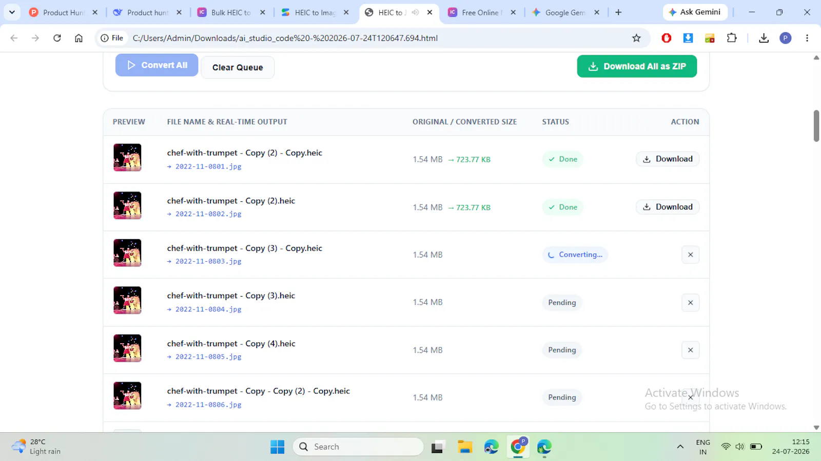 Heic to Jpg screenshot 4