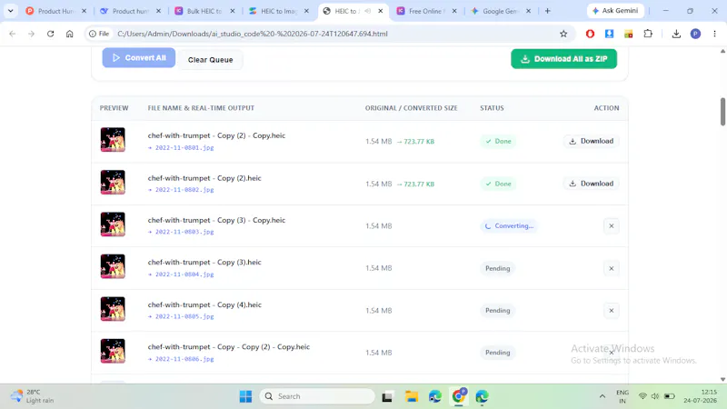 Heic to Jpg screenshot 4