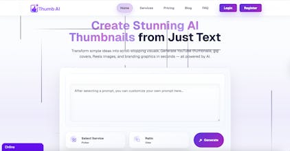 Thumb.onl: AI Thumbnails for Creators gallery image