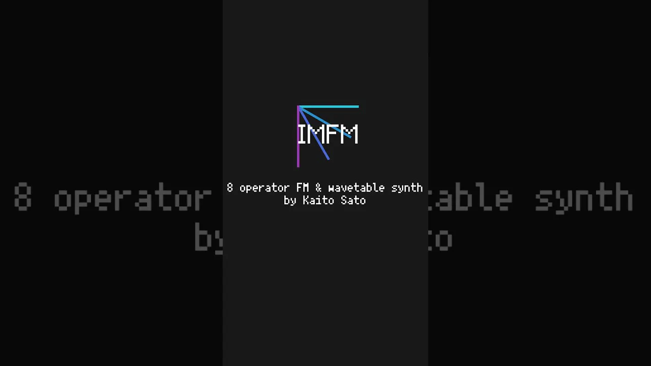 IMFMSynth — FM x Wavetable Synthesizer gallery image