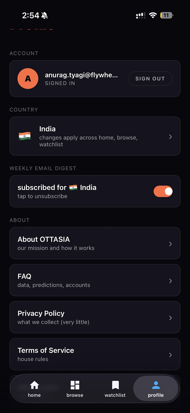 OTTASIA Mobile screenshot 7