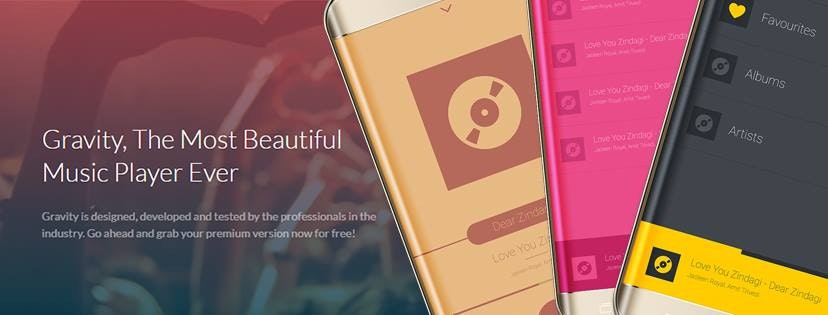 Gravity - Music Player gallery image