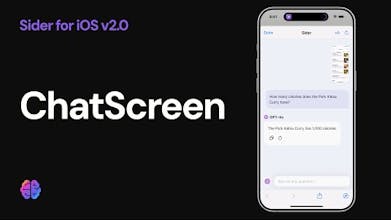 ChatScreen: Sider 2.0 for iOS gallery image
