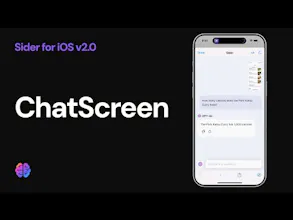 ChatScreen: Sider 2.0 for iOS gallery image