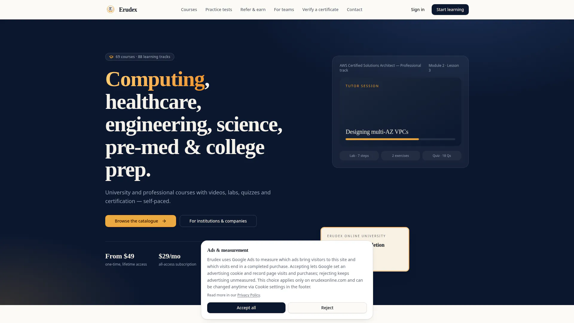 Magenta AI Lab Inc: ErudexOnline  gallery image