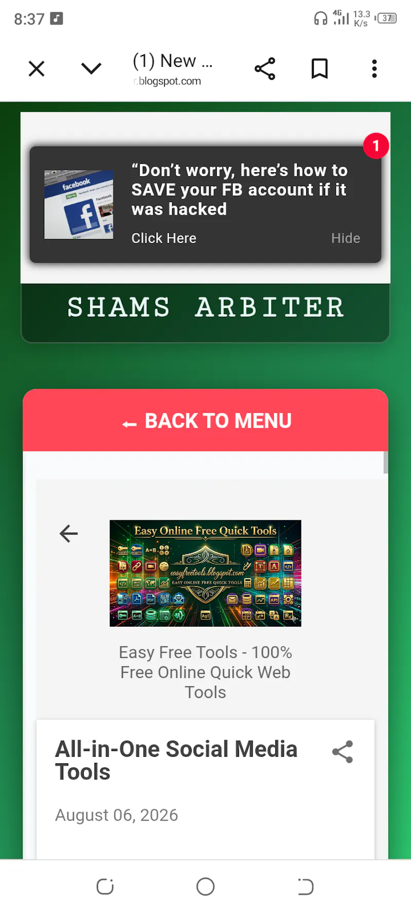 Shams Arbiter screenshot 5