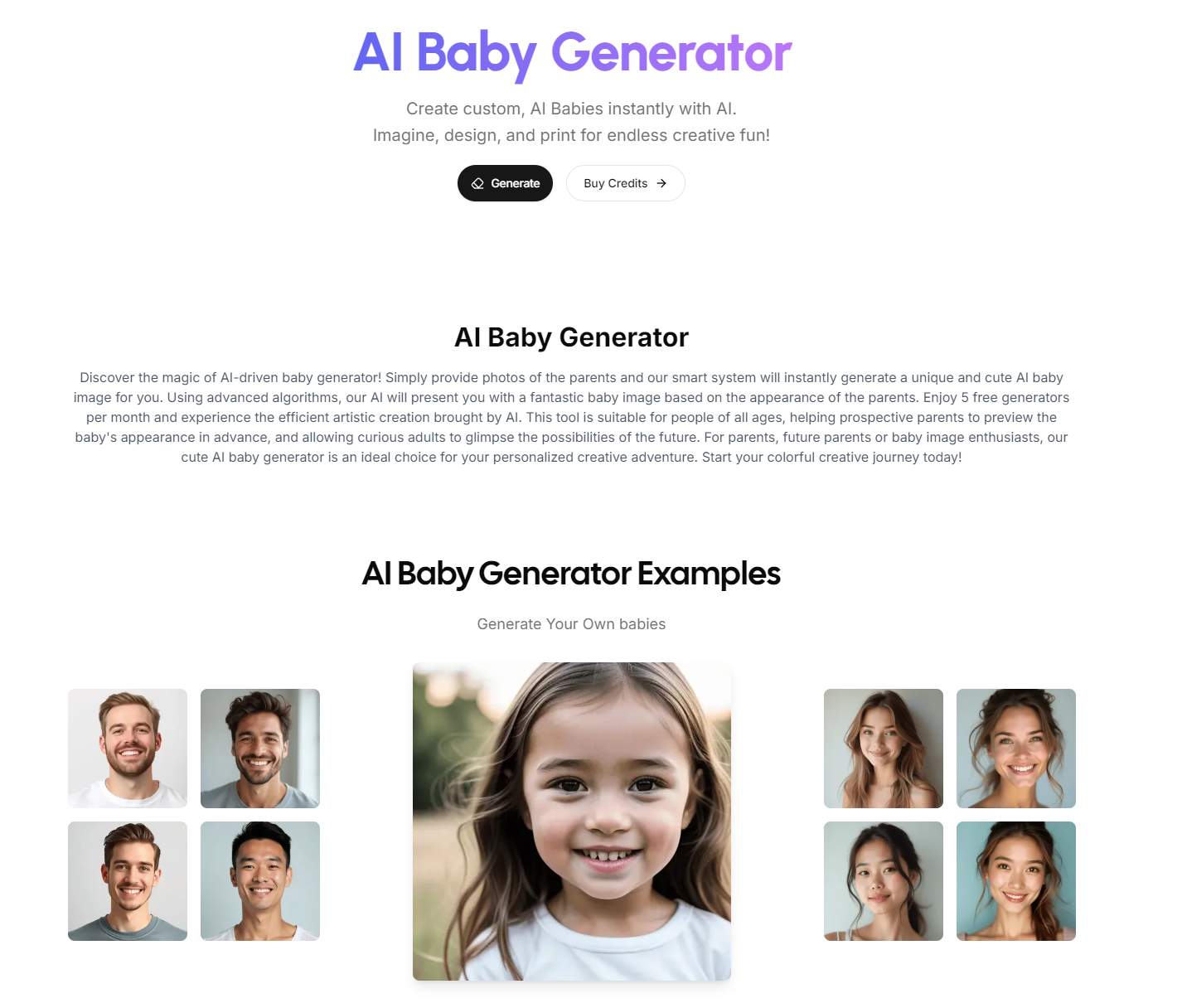 AI Baby Generator gallery image