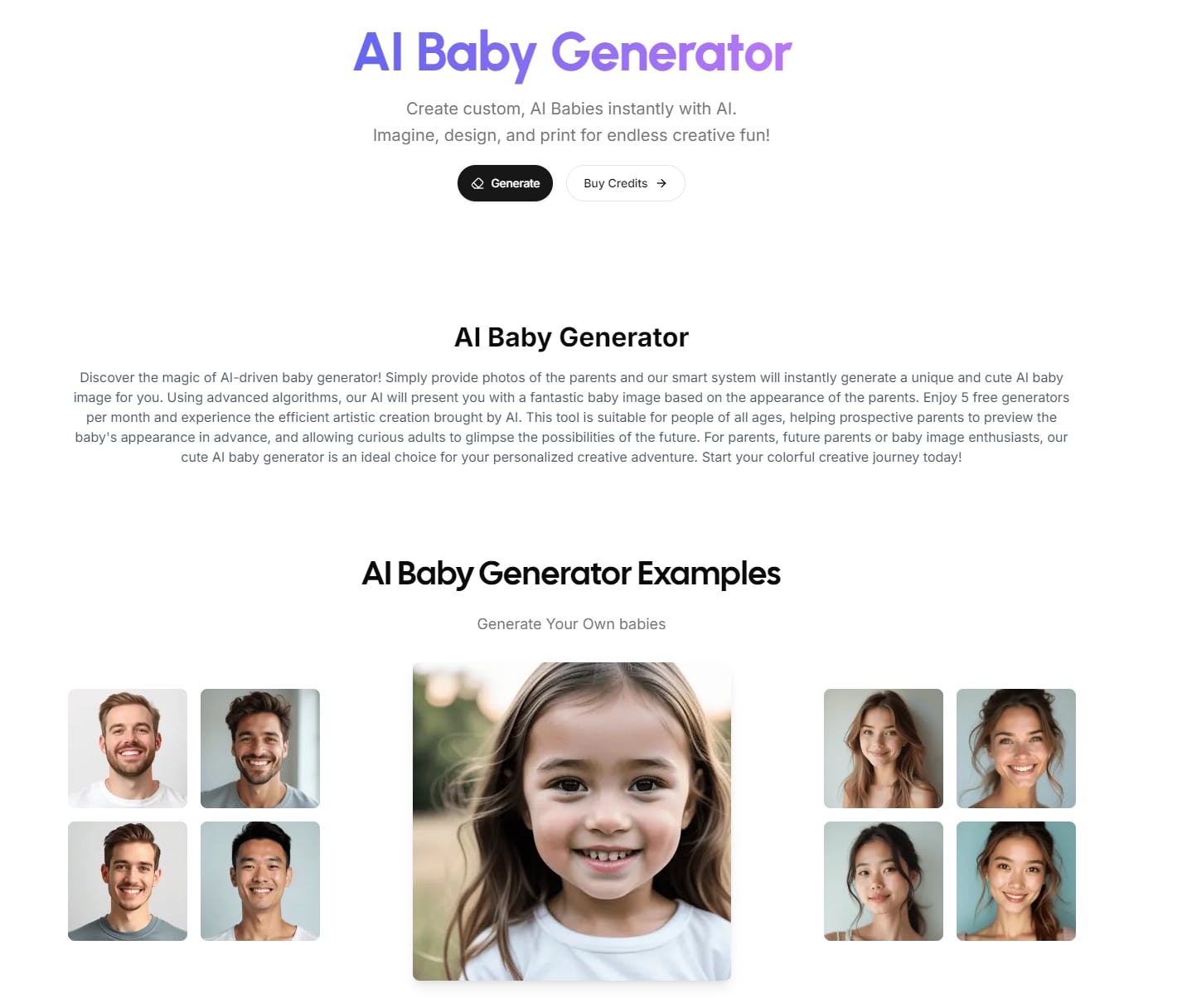 AI Baby Generator media 1