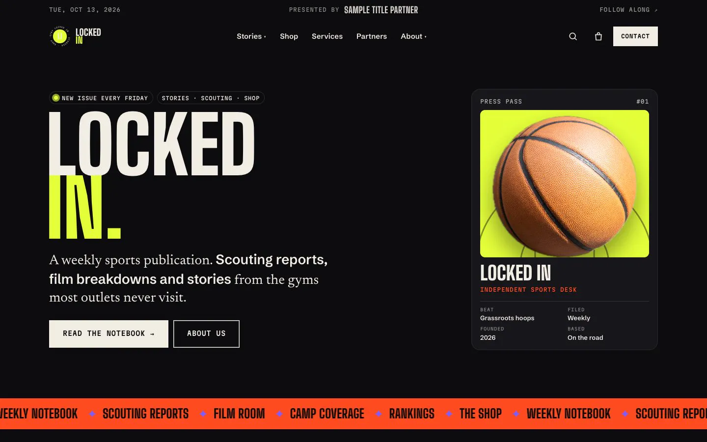 Locked In: Shopify Theme gallery image