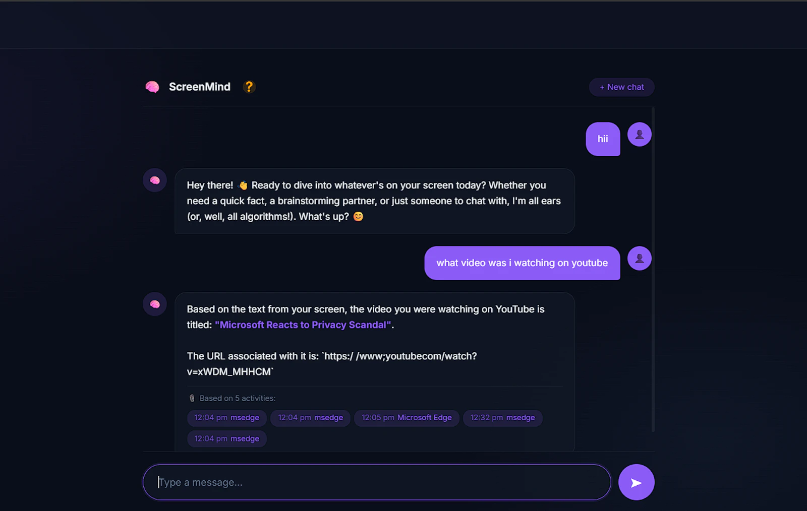 ScreenMind screenshot 2