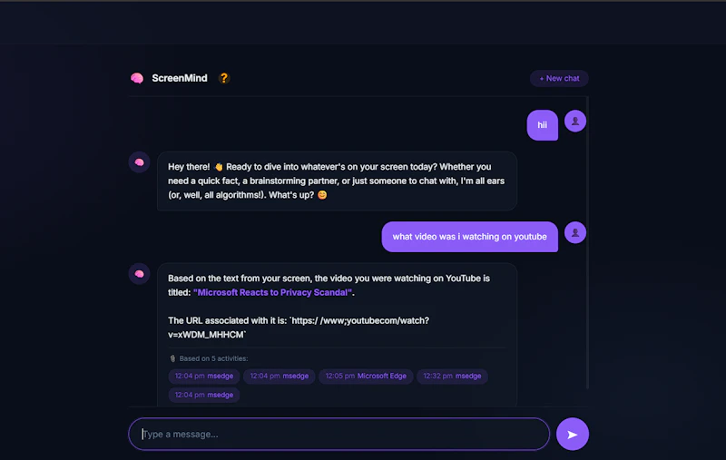 ScreenMind screenshot 2