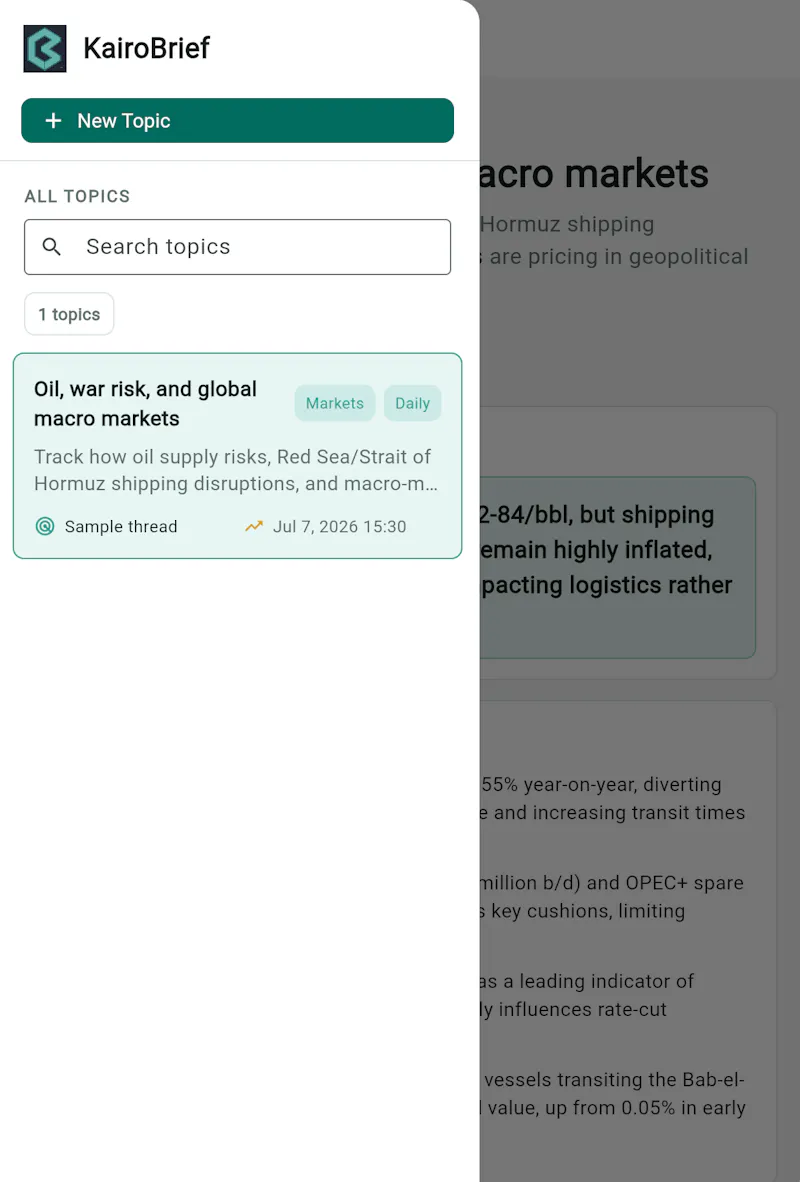 KairoBrief screenshot 3