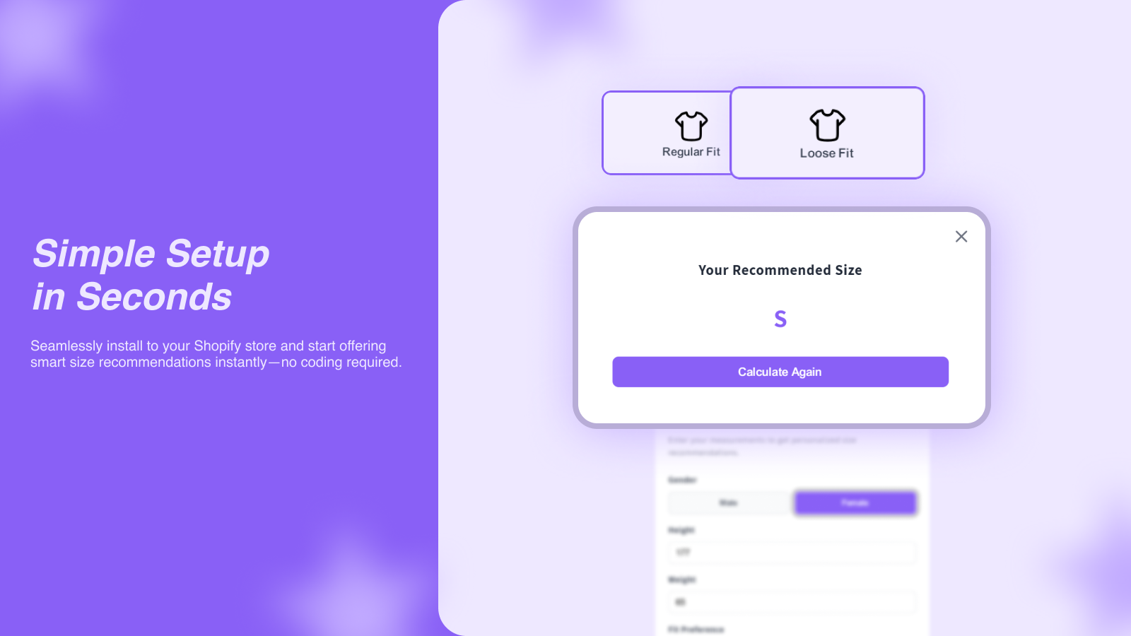 Shopify - Giyim Boyutu Tavsiye - Uyum boyutu önerileri ile satış ve kesim iadelerini artırın medya 3
