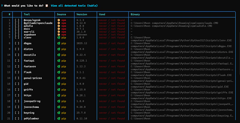 Clenv screenshot 3