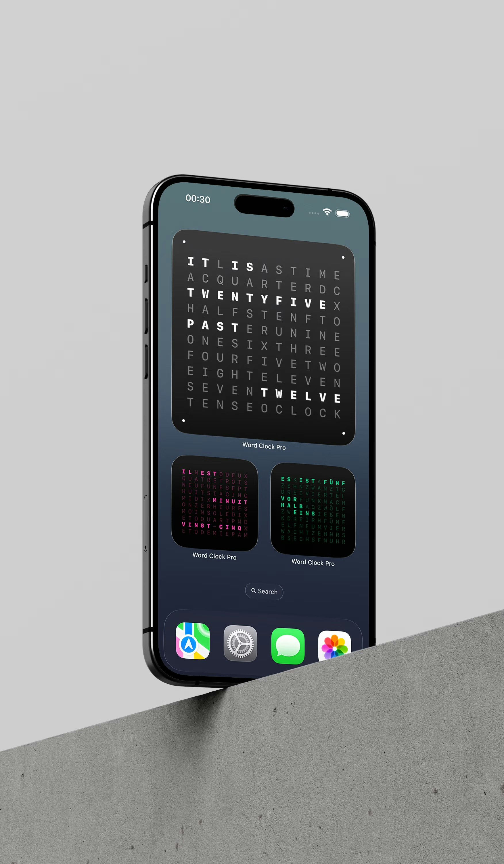 Word Clock Pro - Screenshot 5 showing product features and functionality