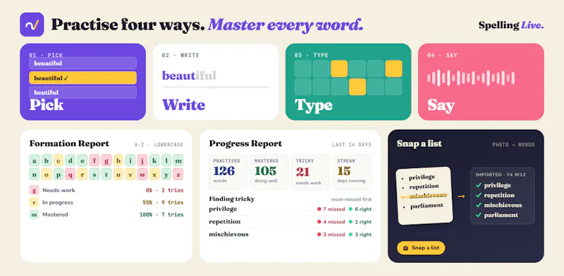spelling.live screenshot 3