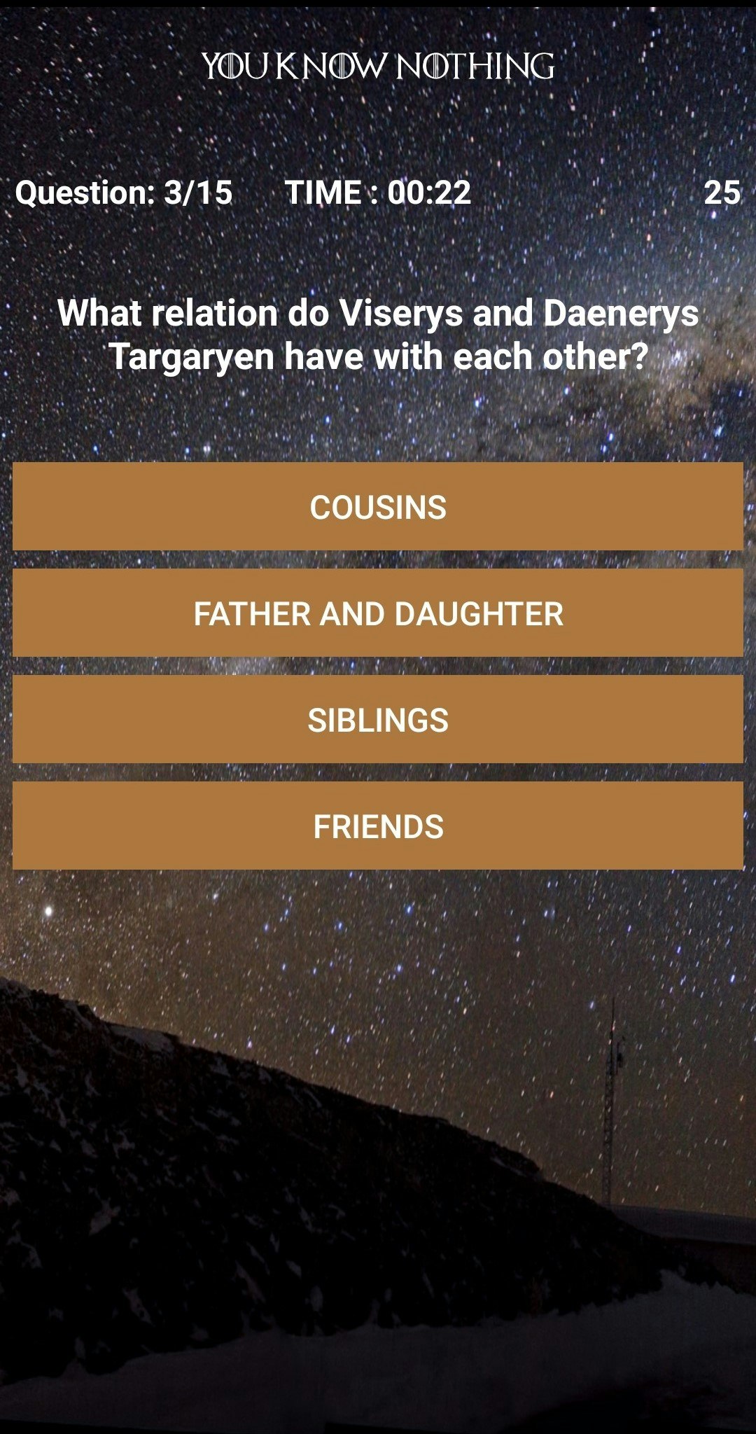 You Know Nothing - Game of Thrones Fan Quiz gallery image