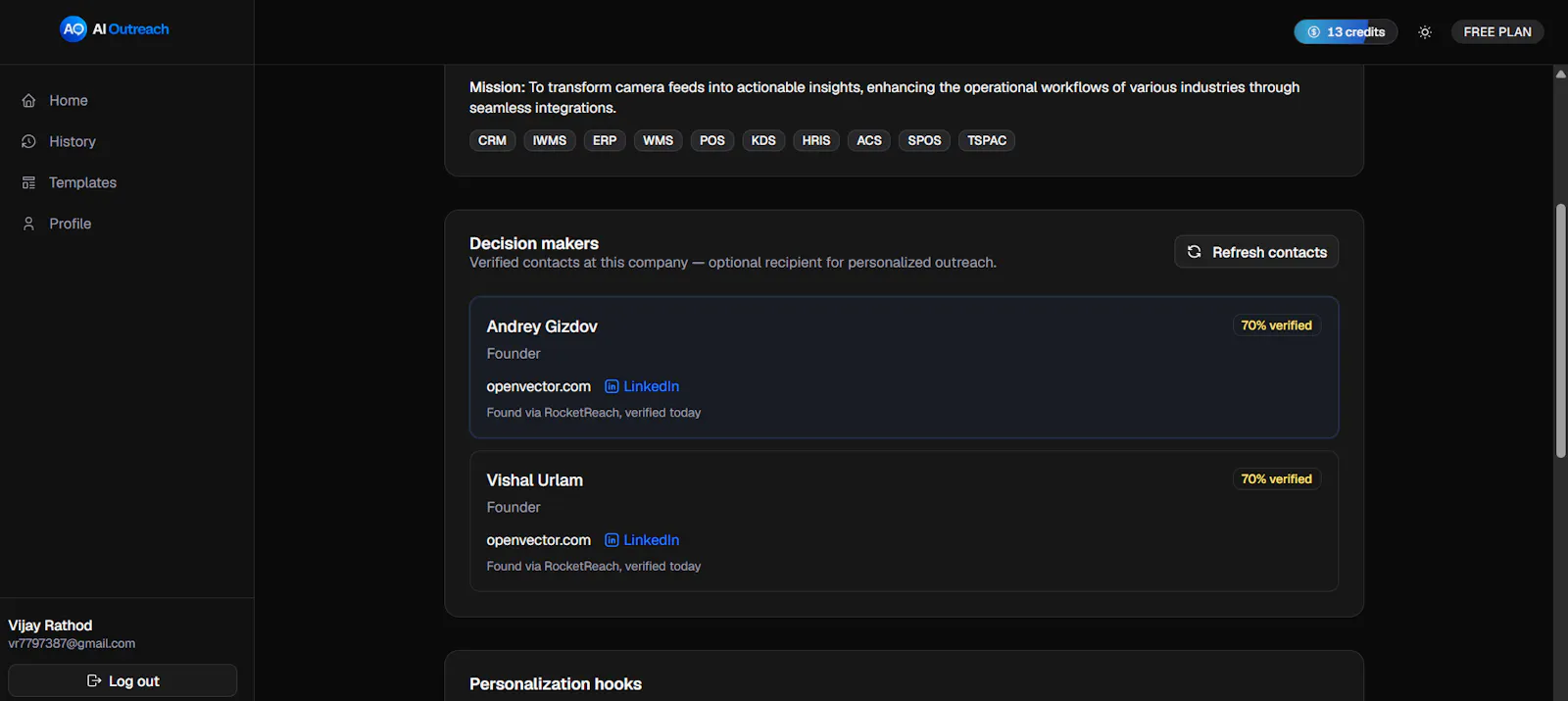 AI Outreach screenshot 5