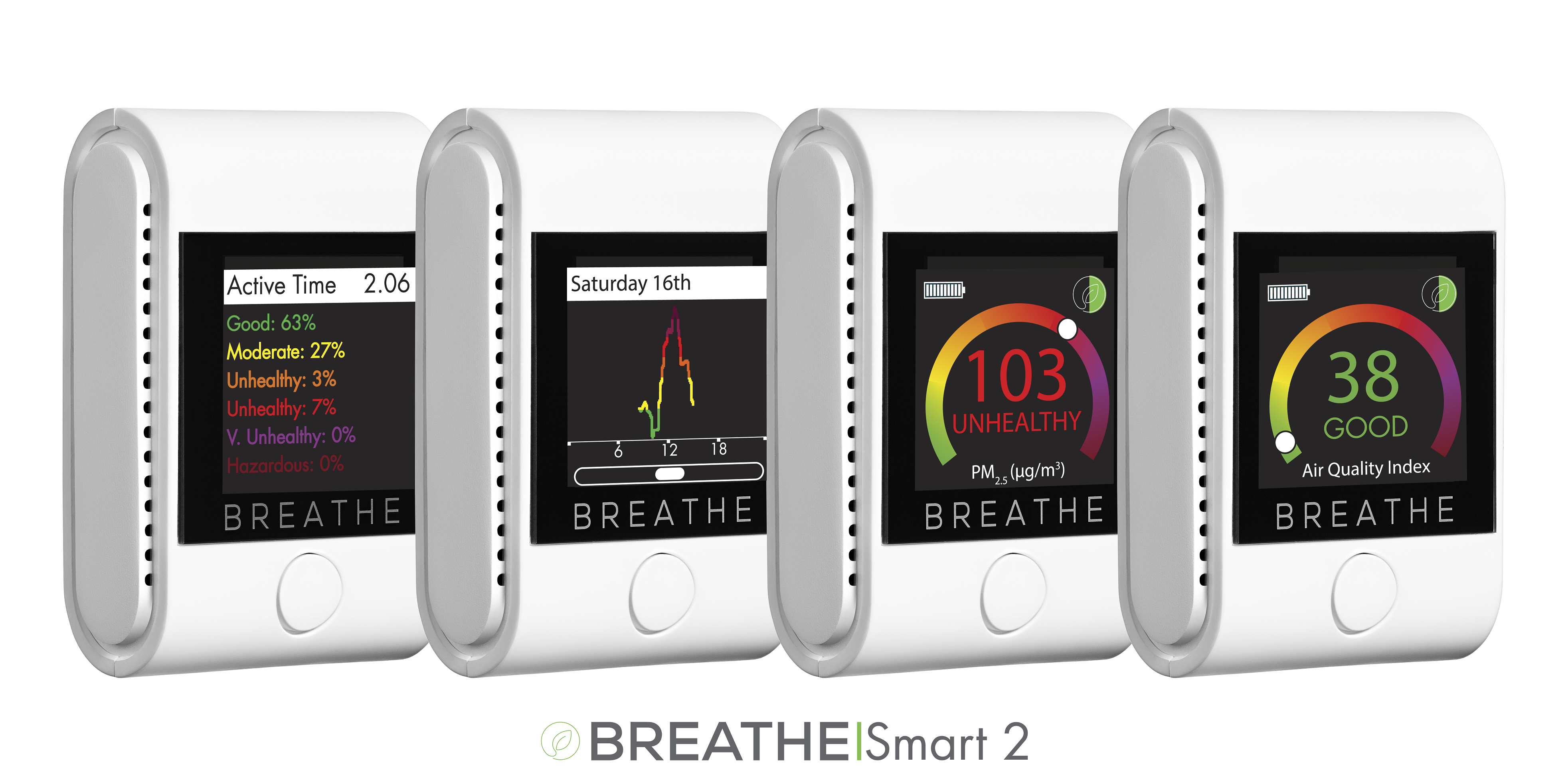 BREATHE|Smart - portable air quality monitor gallery image