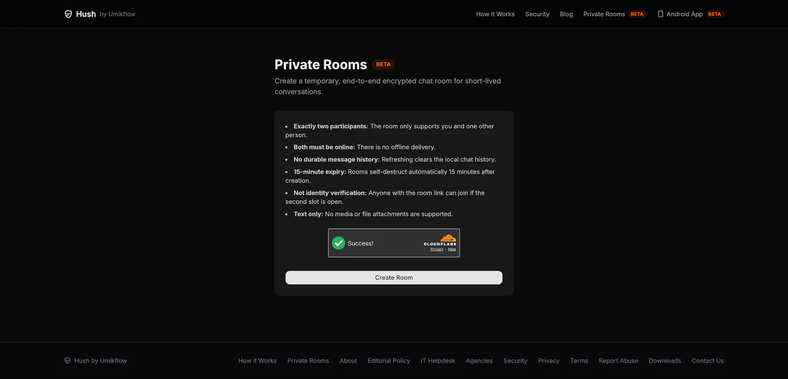 Hush screenshot 4