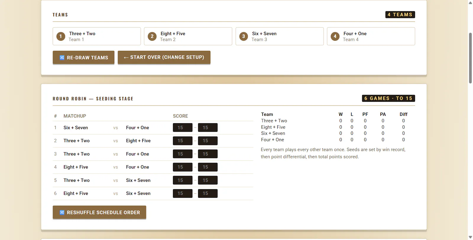 Instant Tourney screenshot 4